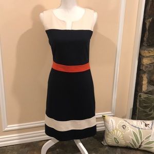 Sleeveless nautical dress